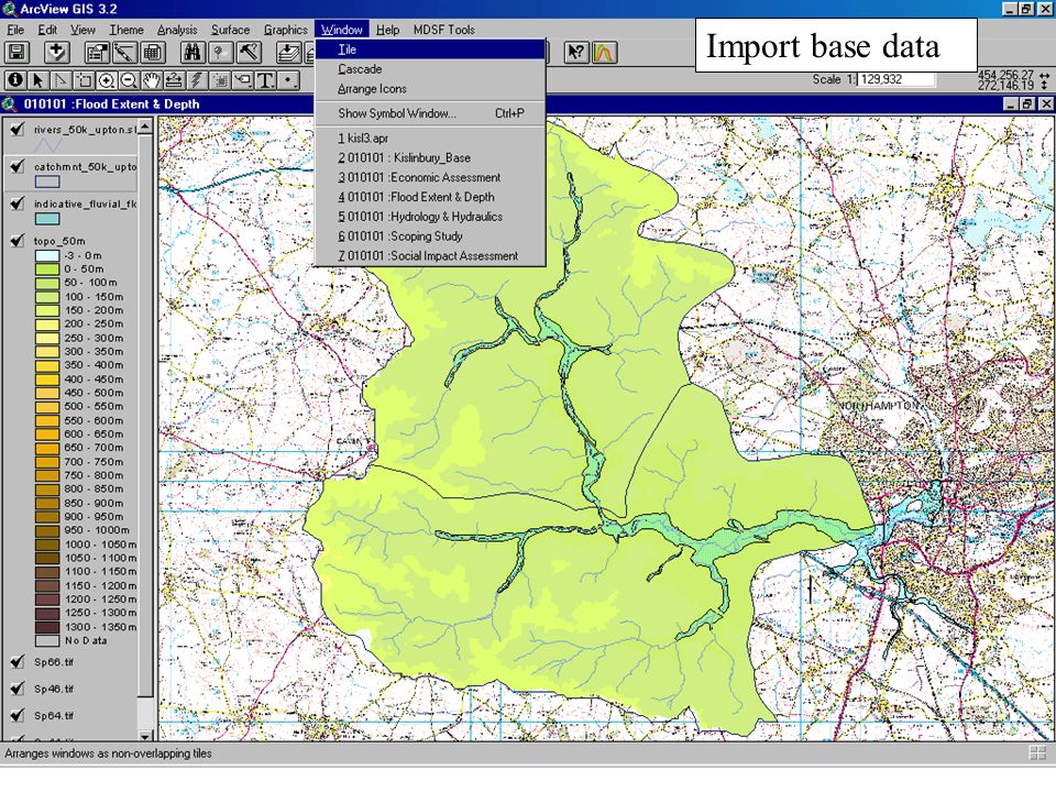 Core catchment data.